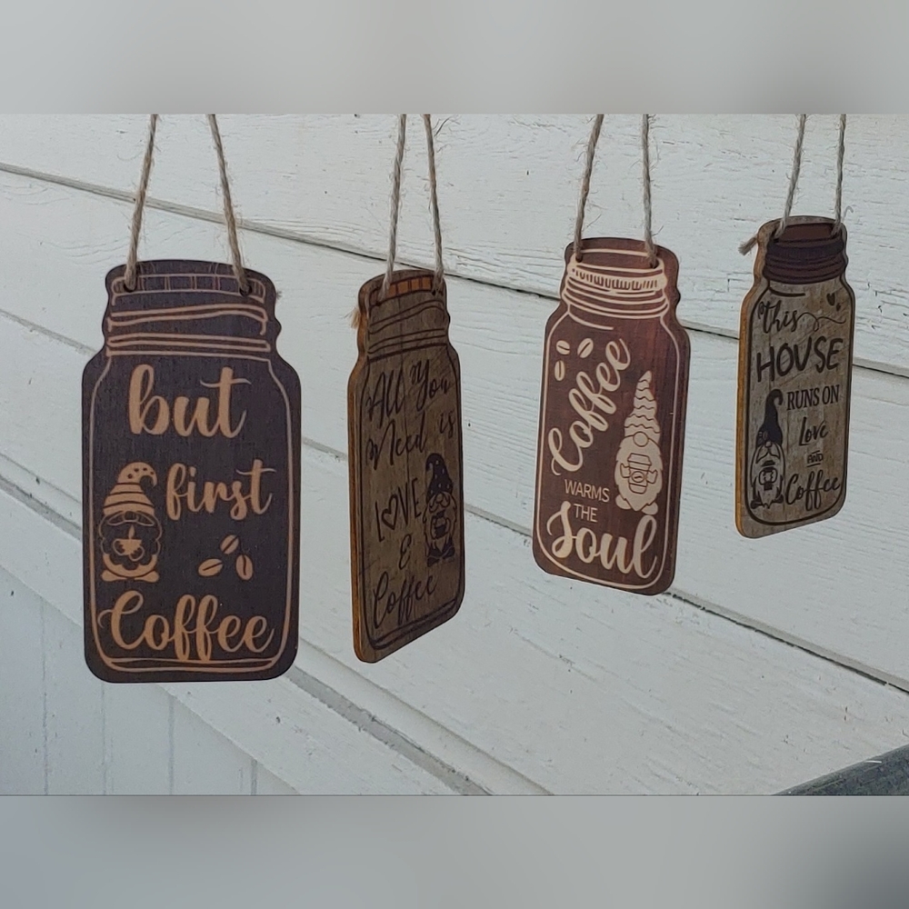 Cute Coffee Gnome Signs